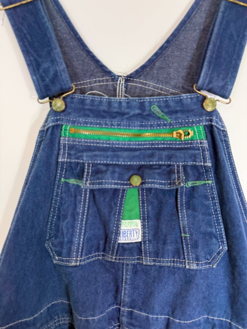 Vintage Liberty Denim Bib Overalls Mens Carpenter 44x30 Workwear Streetwear Y2K